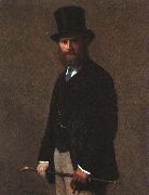 Henri Fantin-Latour Portrait of Edouard Manet painting